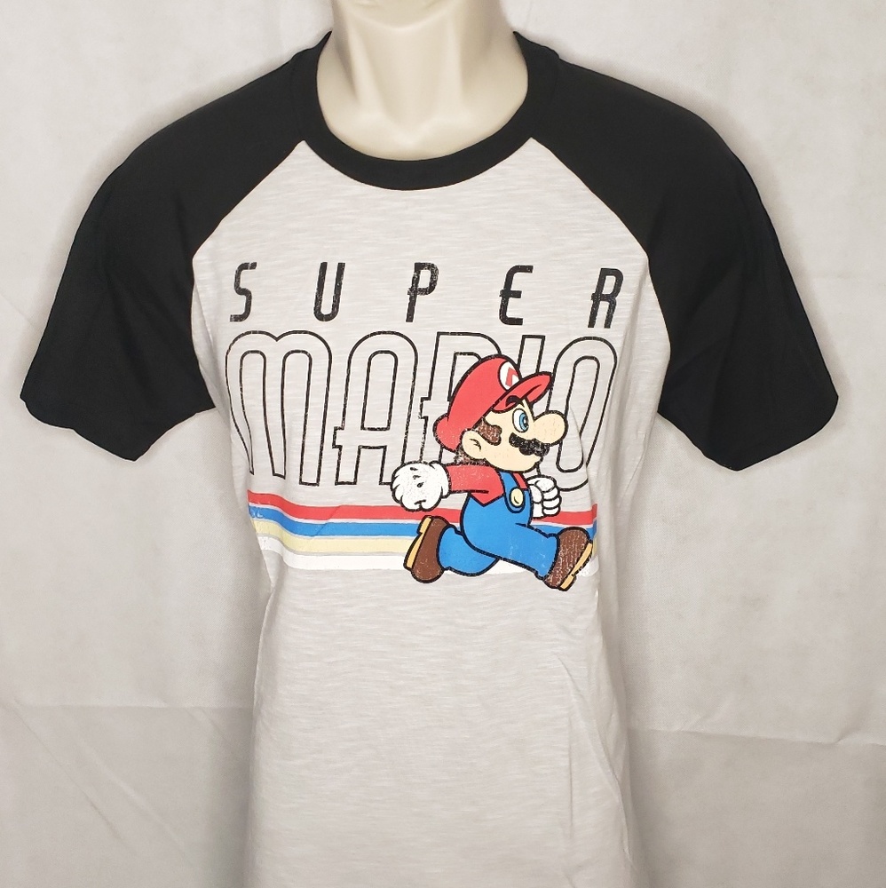 Nwt Super Mario Baseball Tee. Size M